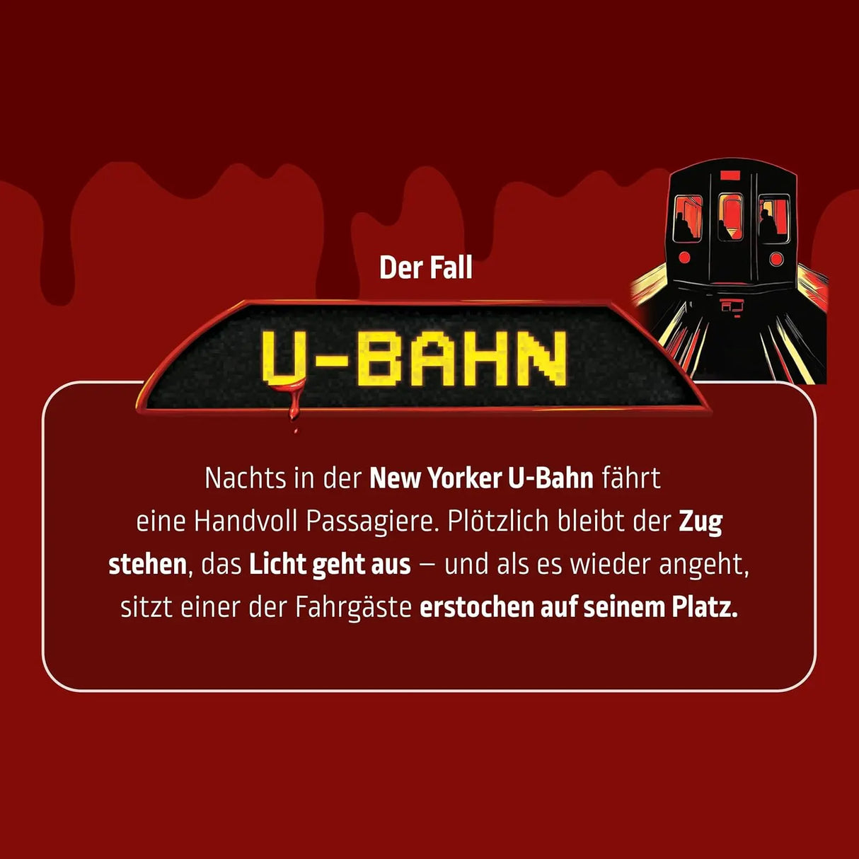 U-Bahn - Krimidinner