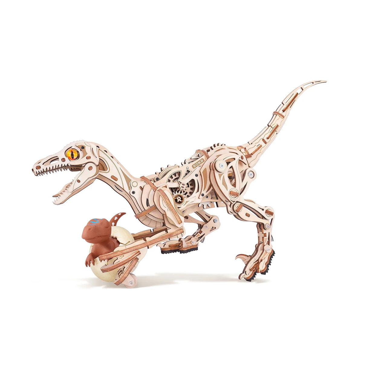 Vélociraptor - Kit de construction en bois 3D