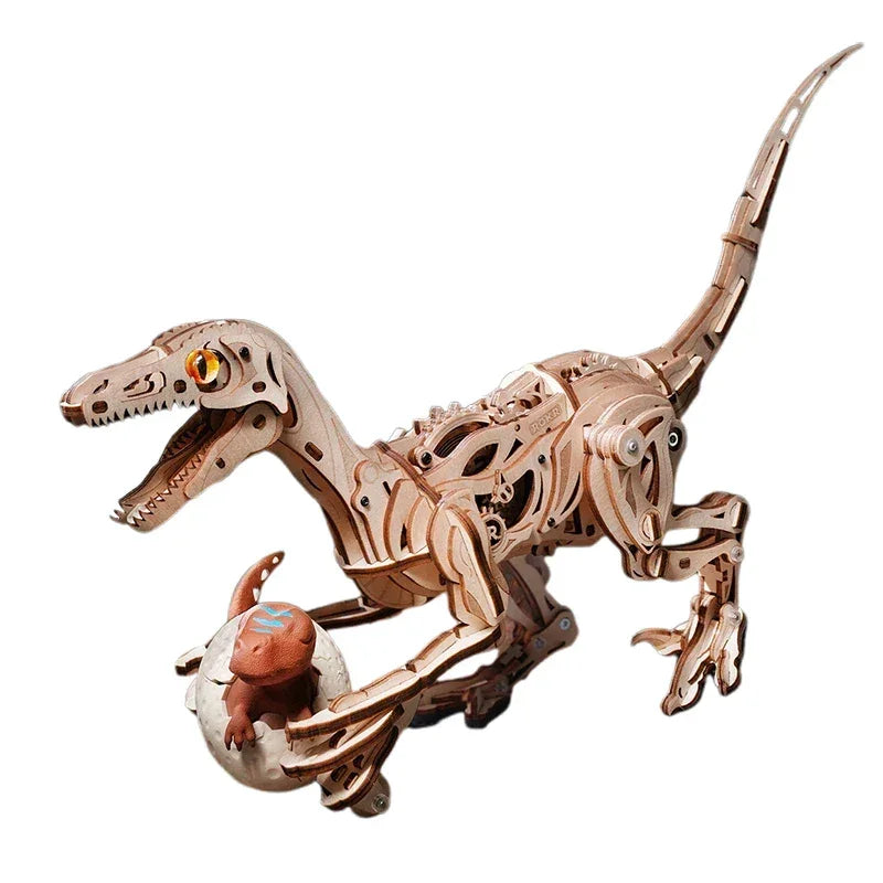 Vélociraptor - Kit de construction en bois 3D