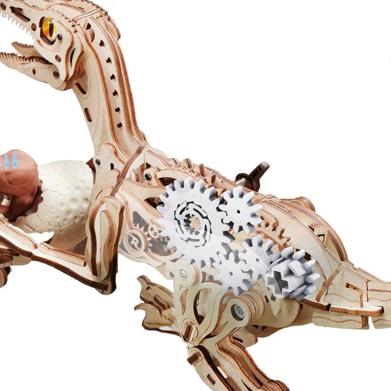 Vélociraptor - Kit de construction en bois 3D