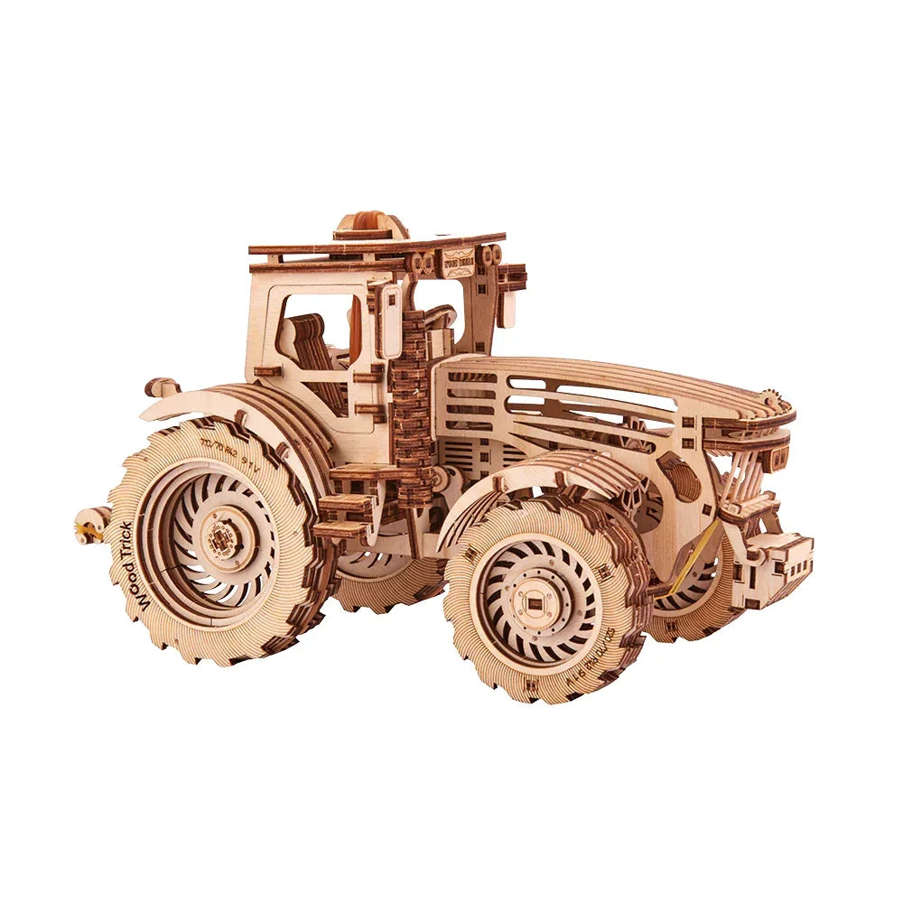 Tracteur - kit 3D en bois