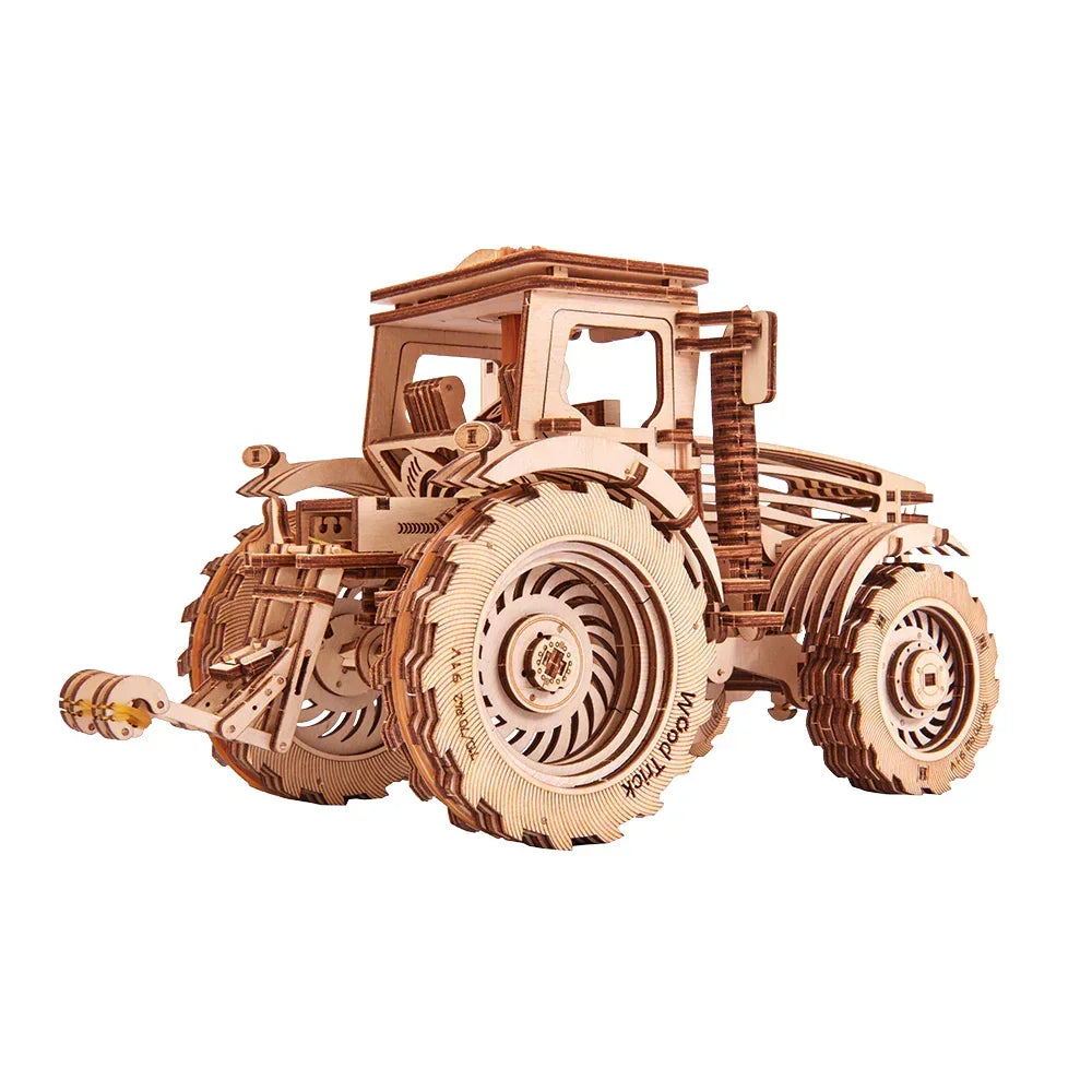 Tracteur - kit 3D en bois