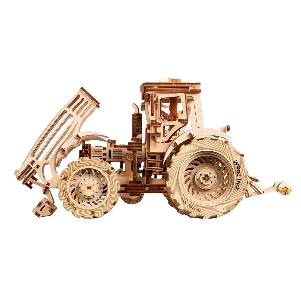 Tracteur - kit 3D en bois