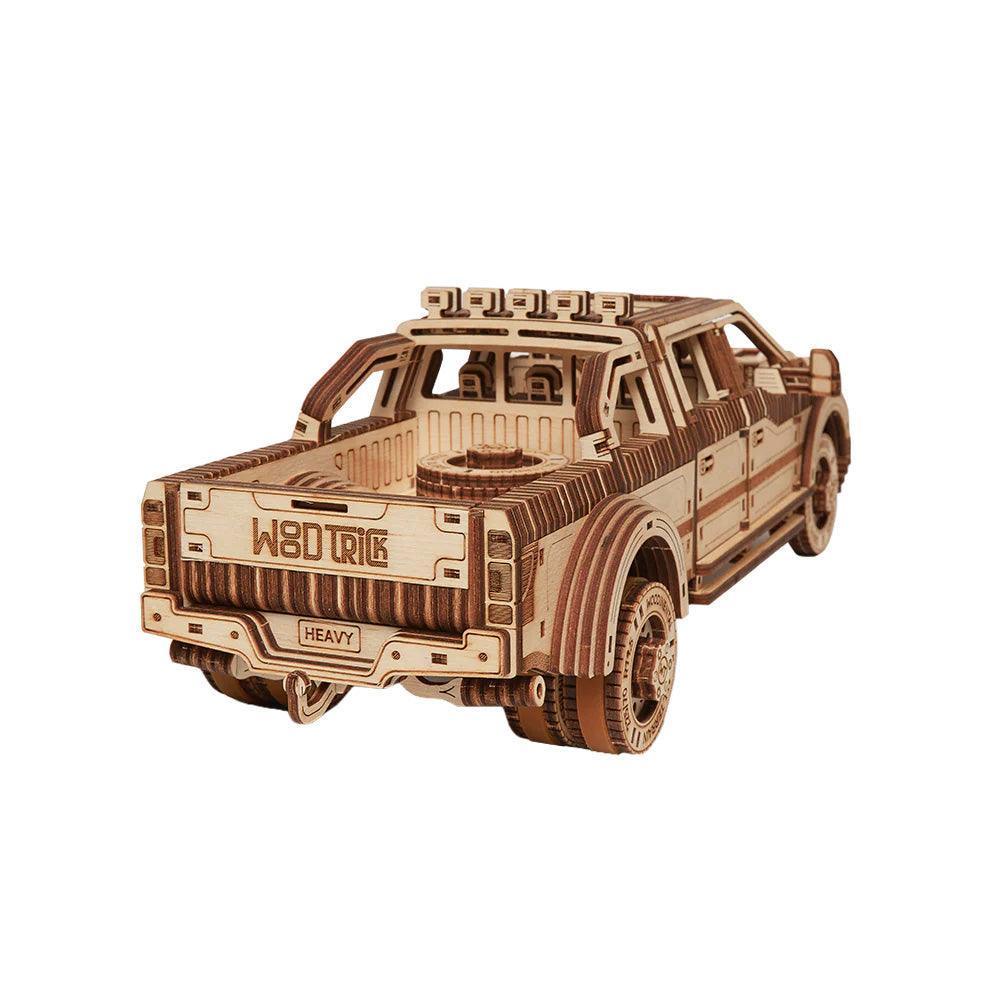 Pick-Up Truck - 3D Holzbausatz - derdealer.ch
