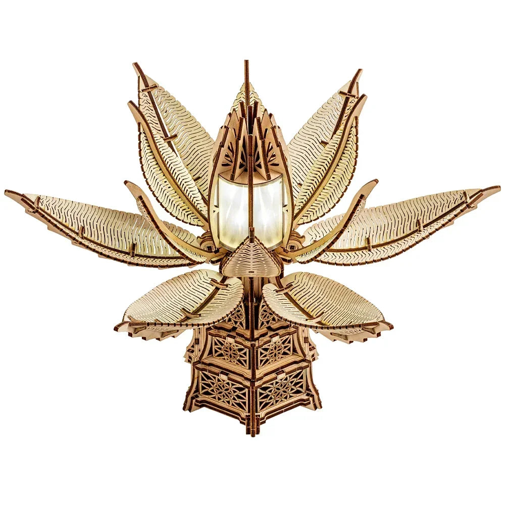 Fiery Bloom - Kit de construction en bois 3D (électrique)