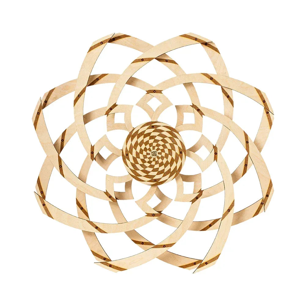 Hypnotic Vortex - Kit de construction en bois 3D