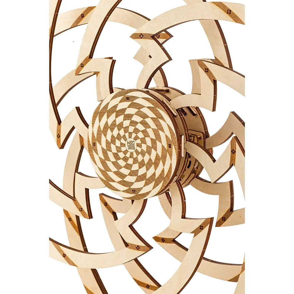 Hypnotic Vortex - Kit de construction en bois 3D
