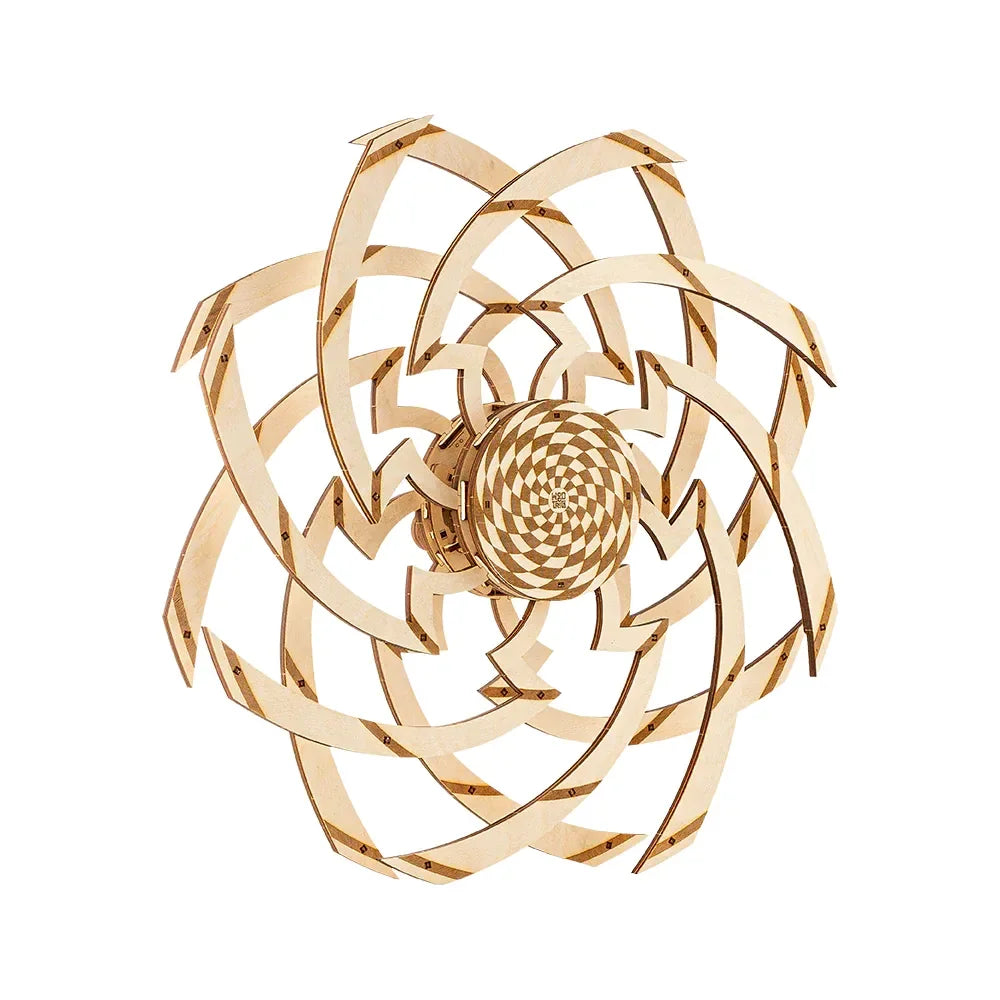 Hypnotic Vortex - Kit de construction en bois 3D