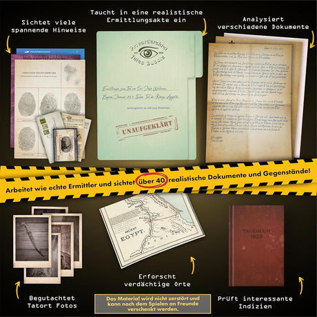 Cold Case Detectives - Fluch des Pharao 1923 - Krimispiel