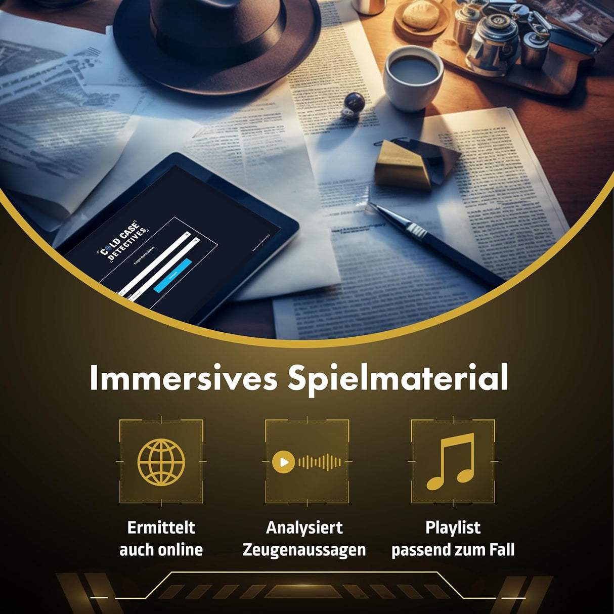 Cold Case Detectives - Fluch des Pharao 1923 - Krimispiel