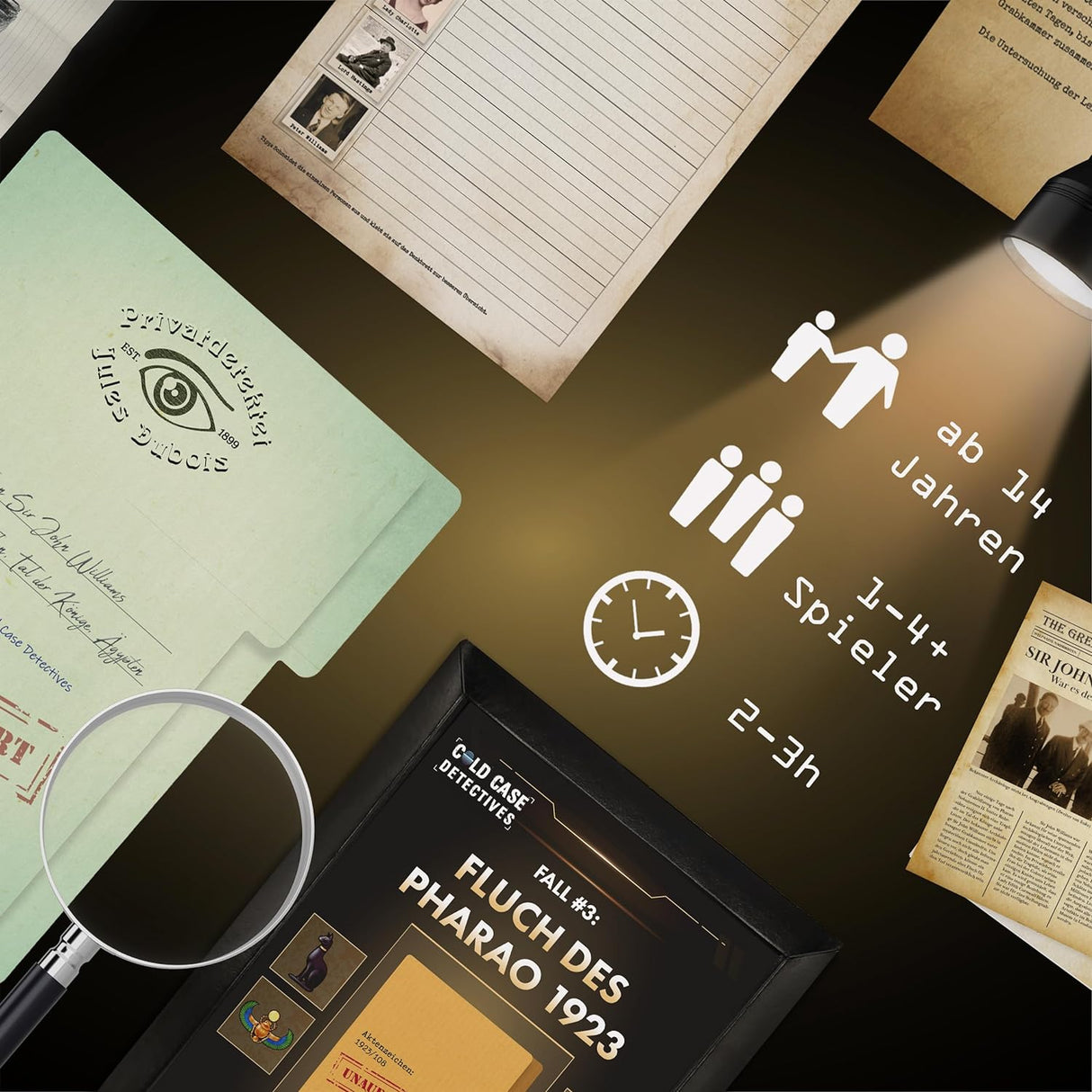 Cold Case Detectives - Fluch des Pharao 1923 - Krimispiel