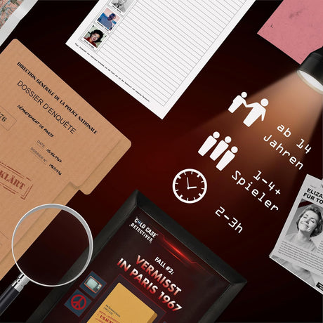 Cold Case Detectives - Vermisst in Paris 1967 - Krimispiel