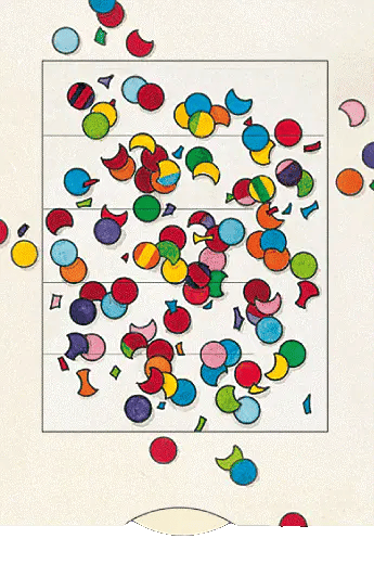 Herz Konfetti - Liebeskarte