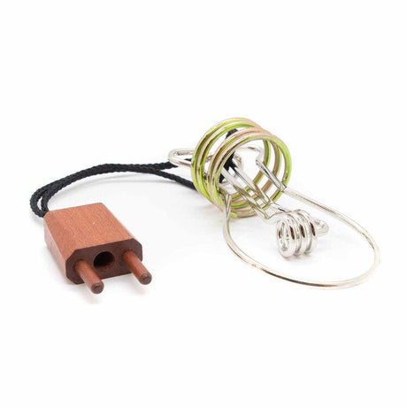 Glühbirne - Metallrätsel - Knobelspiel - derdealer.ch