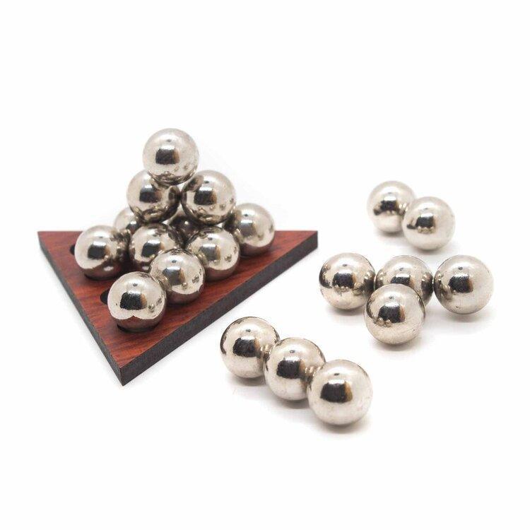 Metall Kugelpyramide - 3D-Puzzle - Knobelspiel - derdealer.ch