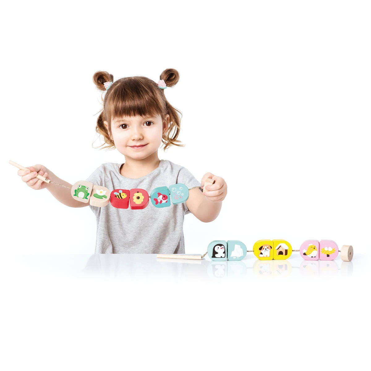 Fädelspiel Tiere + Zuhause - derdealer.ch