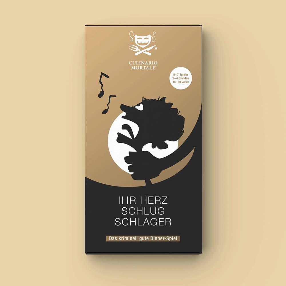 Krimidinner für Zuhause Culinario Mortale Ihr Herz Schlug Schlager