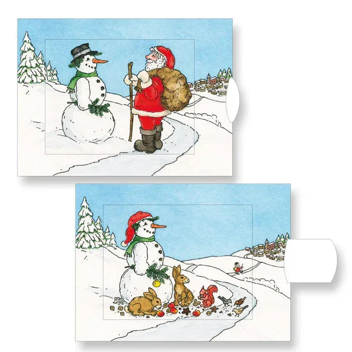 Schneehase - Weihnachtskarte - derdealer.ch