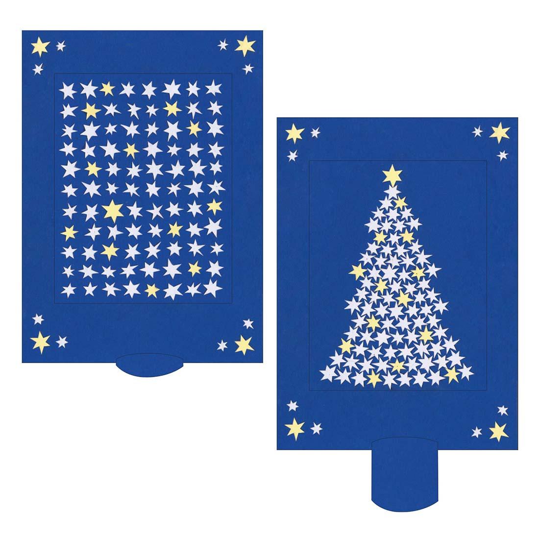 Weihnachtskarte Sternenbaum