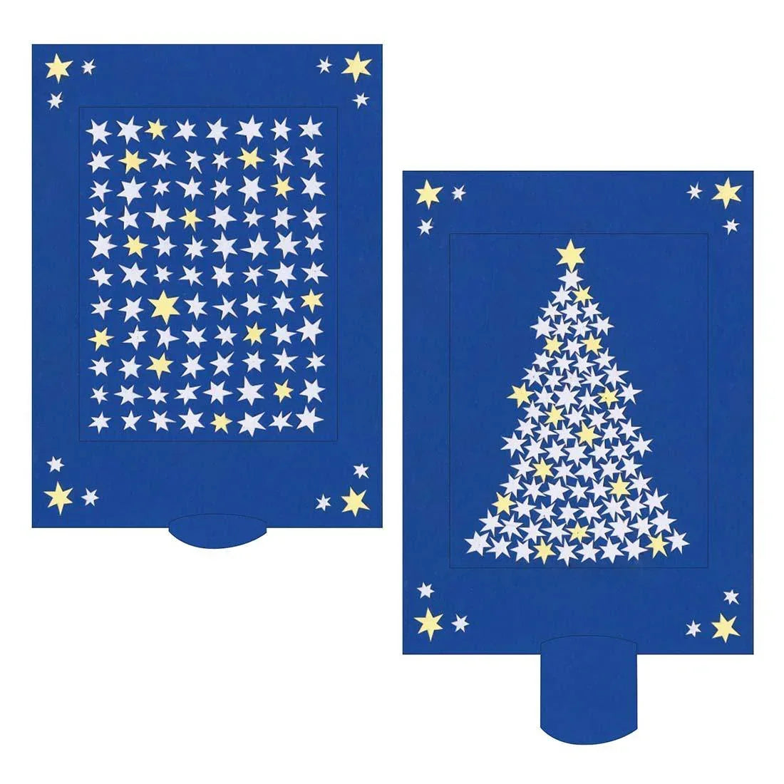 Weihnachtskarte Sternenbaum