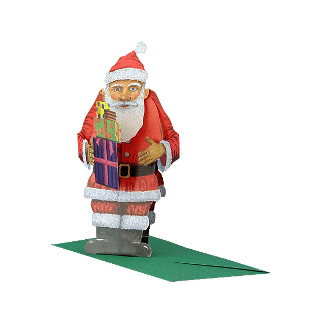 3d Weihnachtskarte Weihnachtsmann