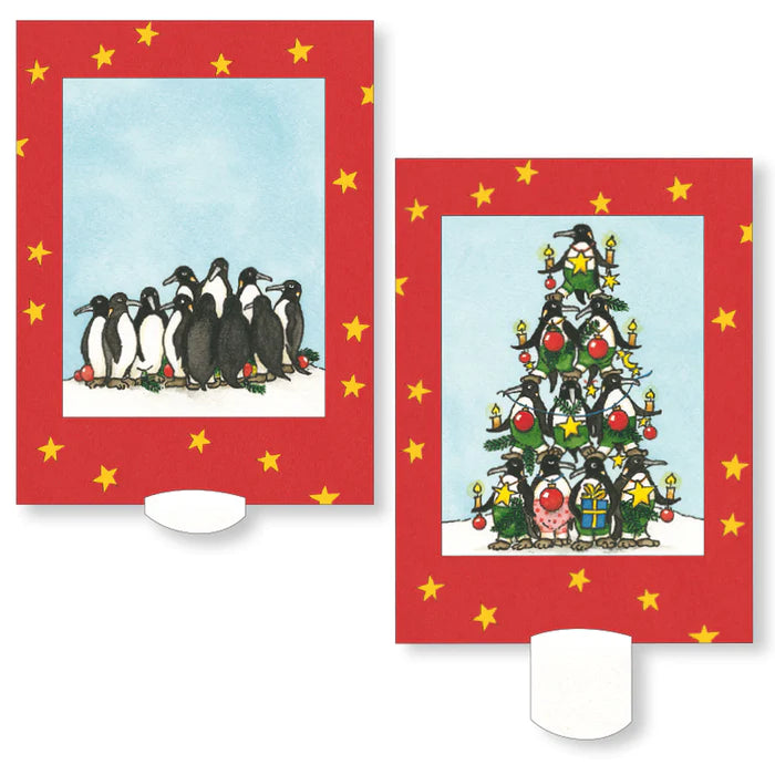 Weihnachtspinguine - Weihnachtskarte - derdealer.ch