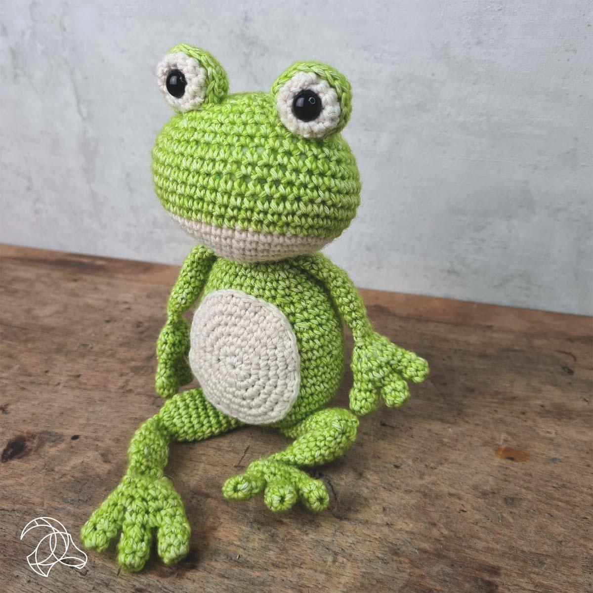 Frosch Vinny - Häkelset - derdealer.ch