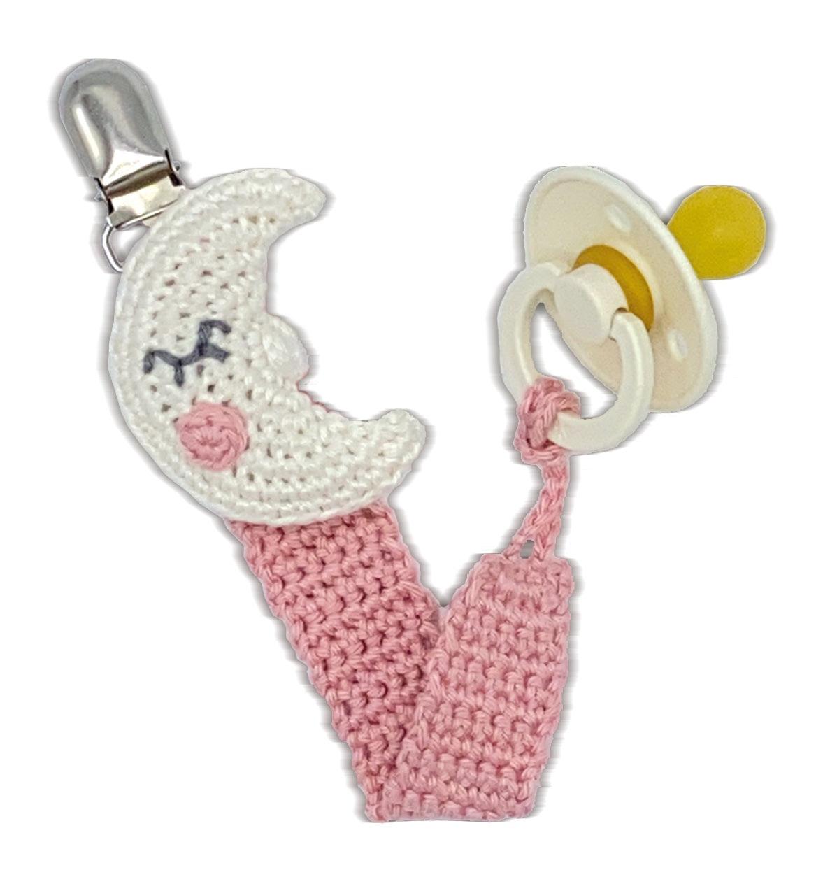 Schnullerkette Mond - Häkelset - derdealer.ch