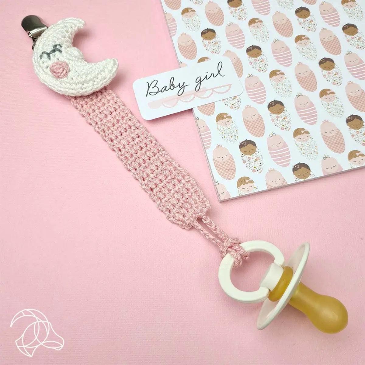 Schnullerkette Mond - Häkelset - derdealer.ch