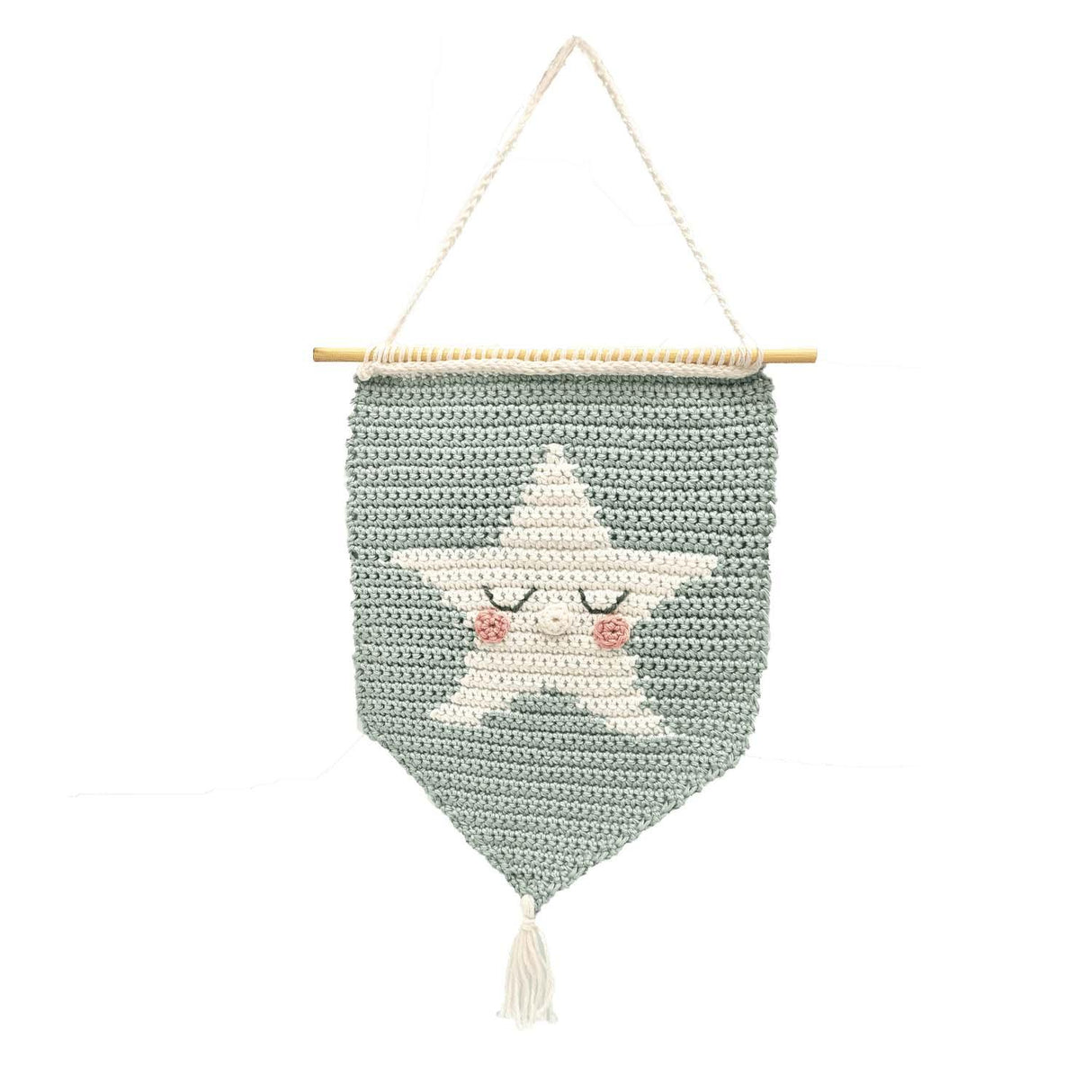 Wimpel Stern - Häkelset - derdealer.ch