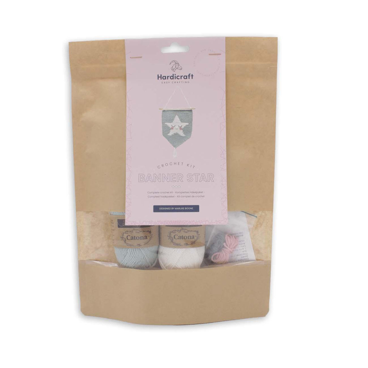 Wimpel Stern - Häkelset - derdealer.ch