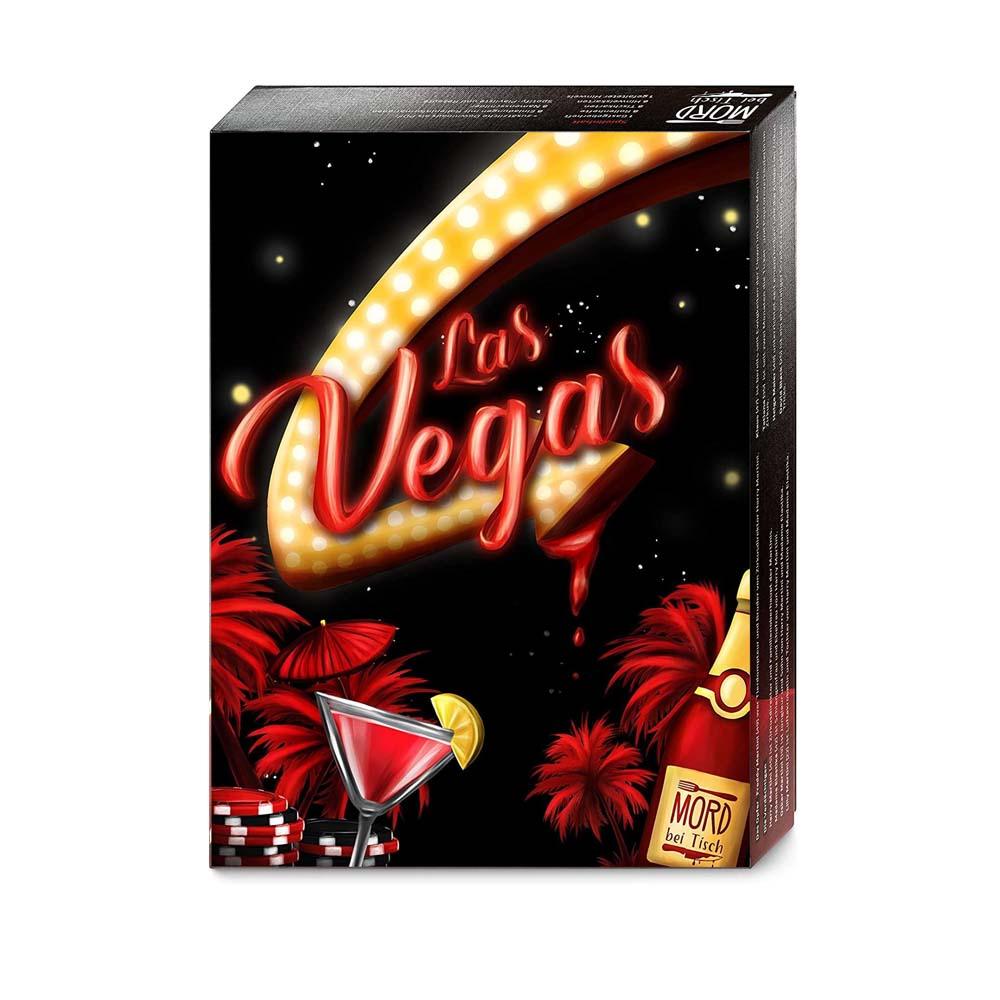 Krimidinner Spiel für Zuhause - Mord bei Tisch Las Vegas