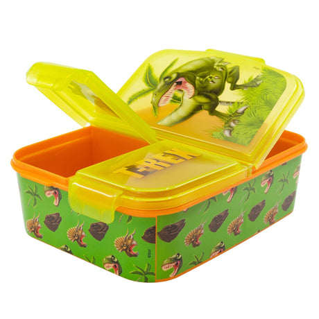 Dinosaurier T-Rex - Lunchbox mit Fächern - derdealer.ch