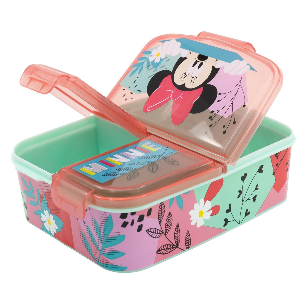 Minnie Mouse Blumen - Lunchbox mit Fächern - derdealer.ch