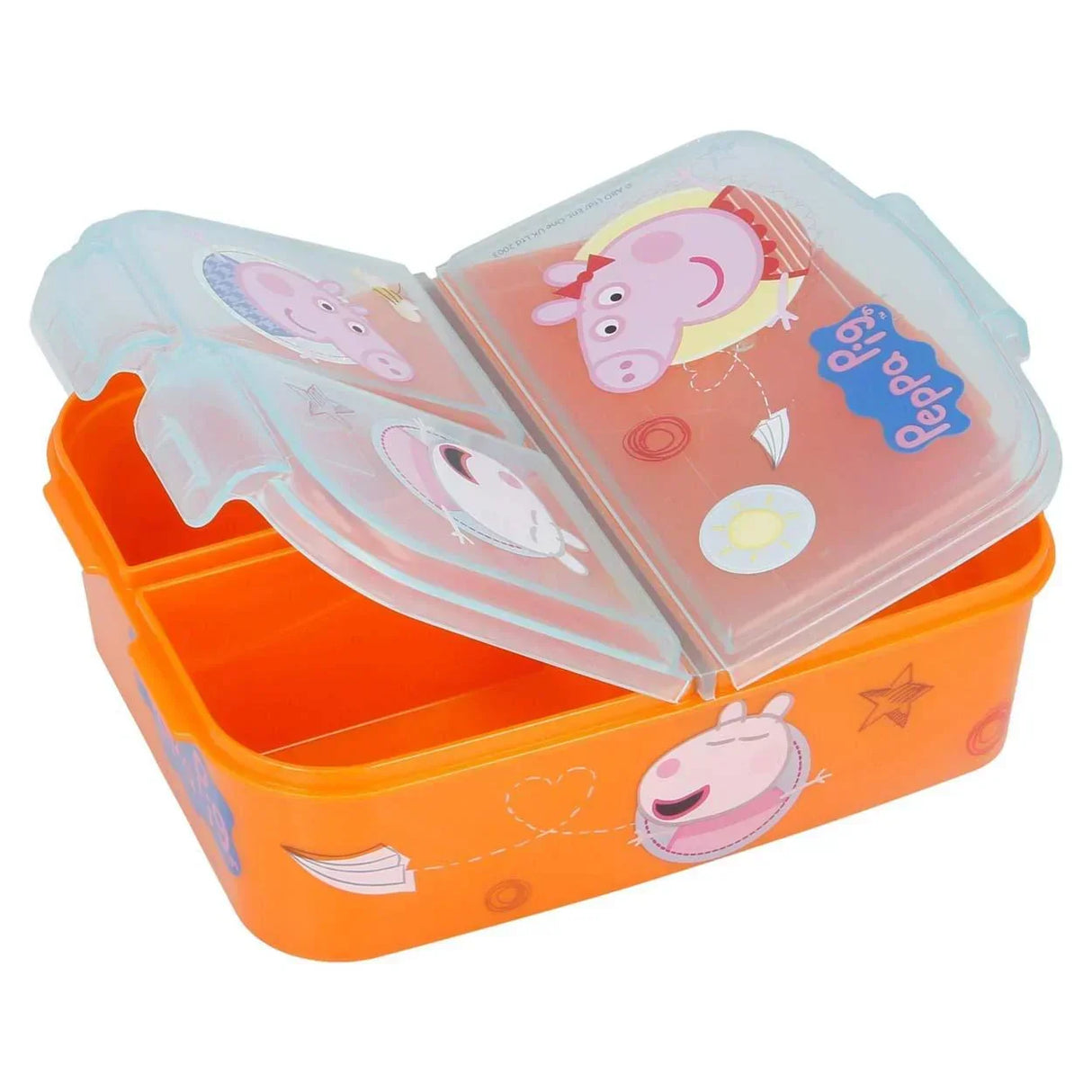 Peppa Pig Peppa, Schorsch und Luzie - Lunchbox mit Fächern - derdealer.ch