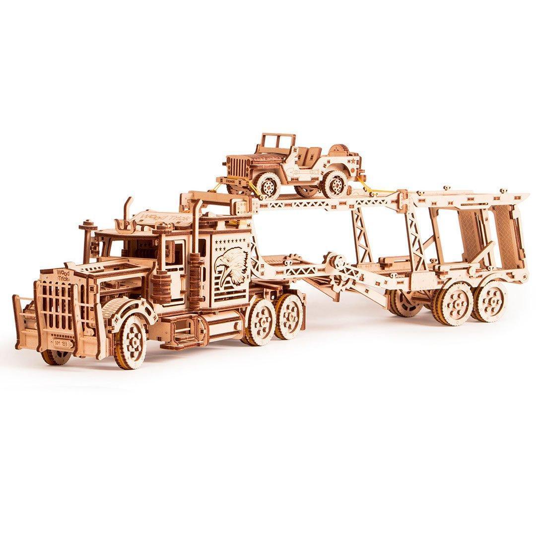 LKW - Sattelschlepper - 3D Holzbausatz - derdealer.ch