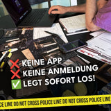 Ohne App und ohne Anmeldung spielbar: Das Krimispiel Mord in der vierten Etage von MAGNIFICUM