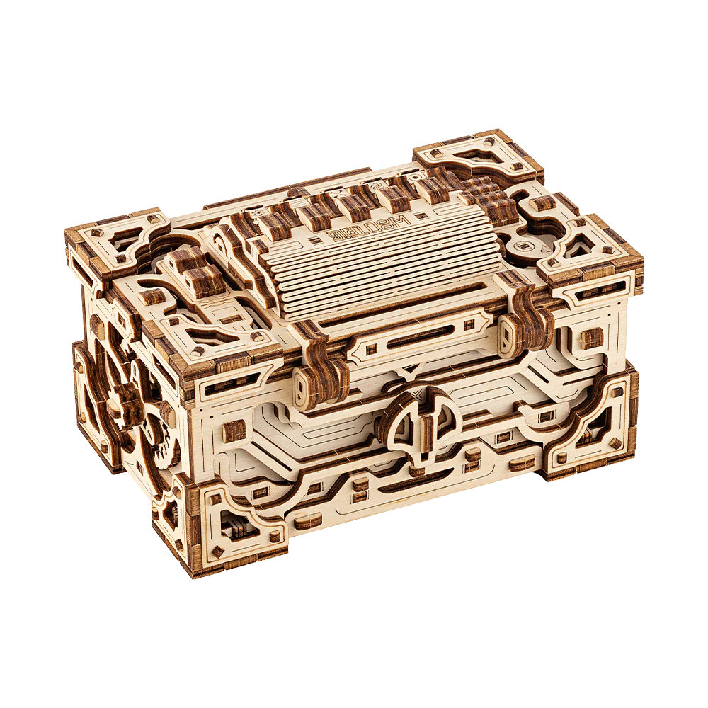 Enigma Truhe - Holzbausatz