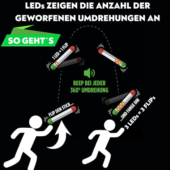 Stickflip - Stickflip - ChuckaRubba Flip, Catch, Levelup - Wurfspielzeug