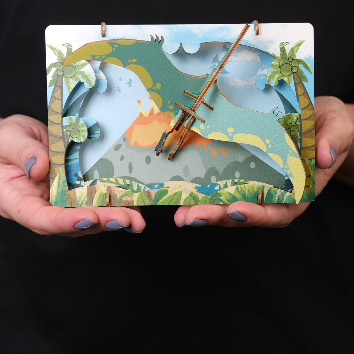Ptérodactyle - Modèle 3D en bois