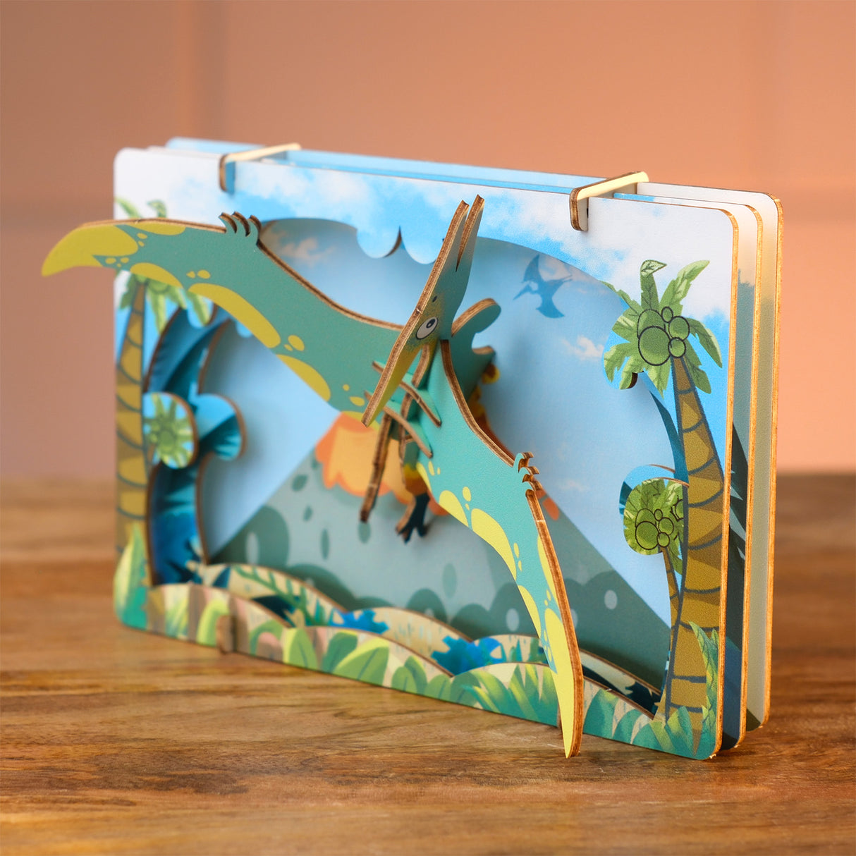 Ptérodactyle - Modèle 3D en bois
