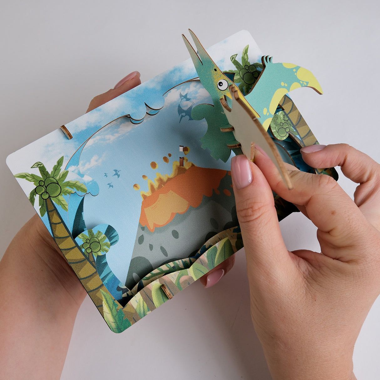 Ptérodactyle - Modèle 3D en bois