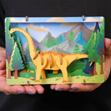 Brontosaure - Modèle 3D en bois