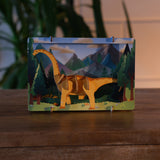 Brontosaure - Modèle 3D en bois