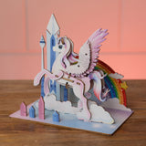 Einhorn - 3D Holzmodell