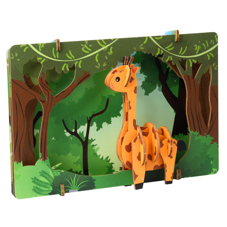 Girafe - Modèle 3D en bois