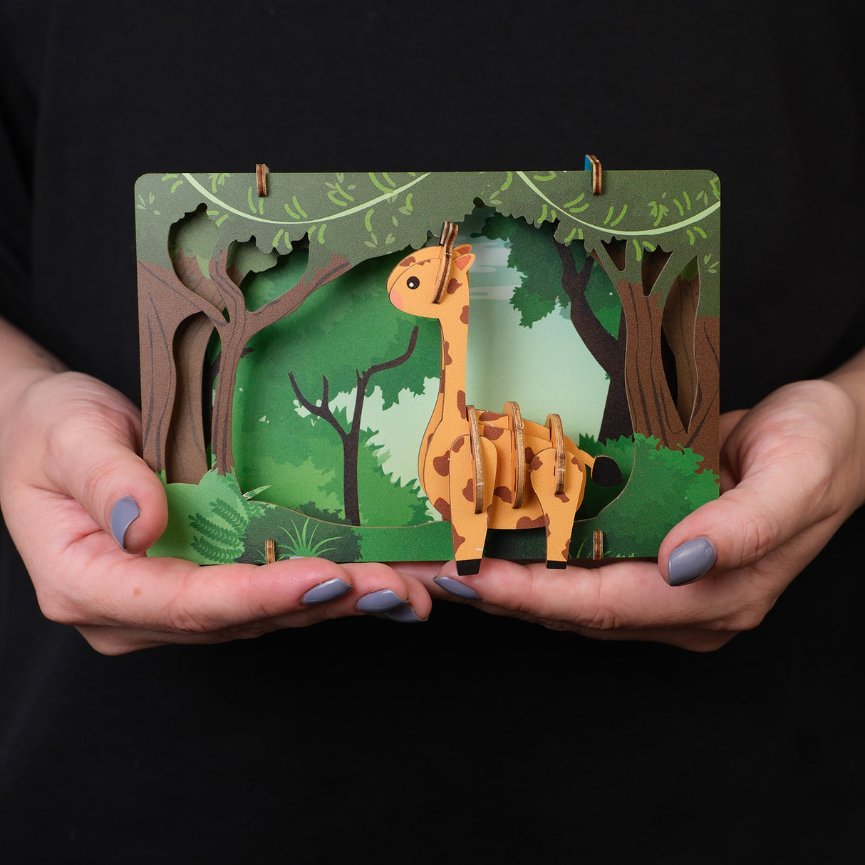 Girafe - Modèle 3D en bois