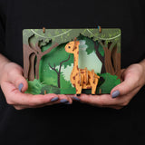 Girafe - Modèle 3D en bois
