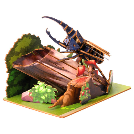 Coléoptère Hercule - Modèle 3D en bois