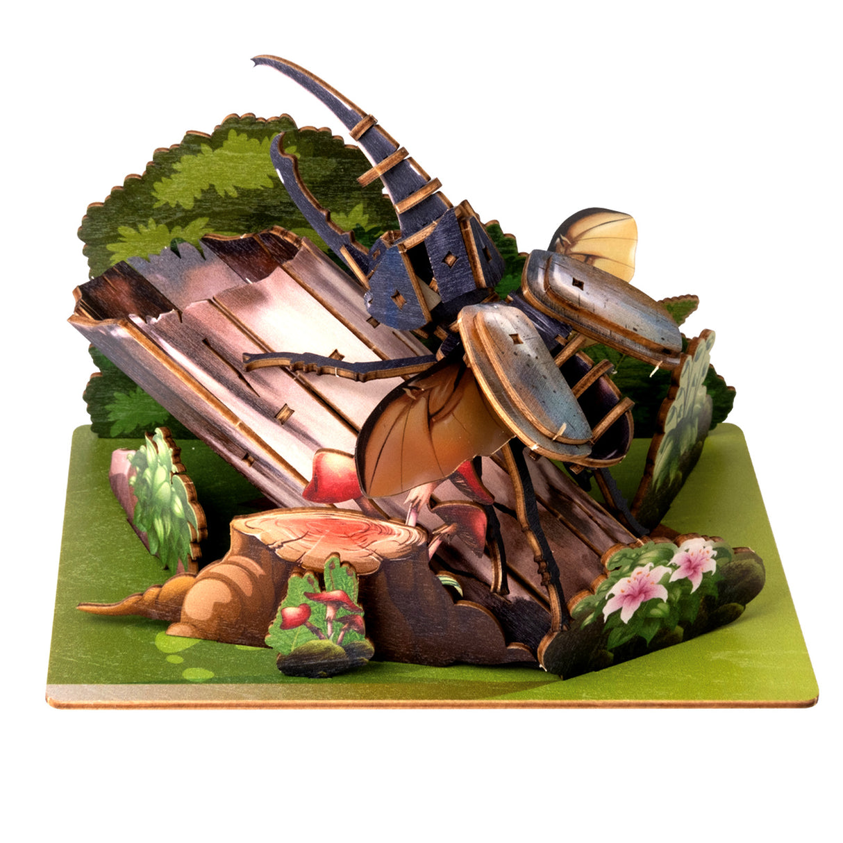 Coléoptère Hercule - Modèle 3D en bois
